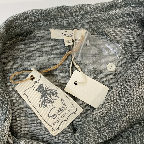 Easel Cotton Boho Blouse Large Loose Fit - Picture 7 of 11